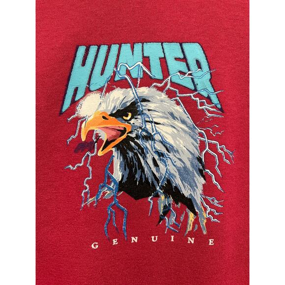 Genuine Authentic Garment World Tour Hunter Eagle Lightening Bolt Hoodie Men 2XL - Picture 5 of 6